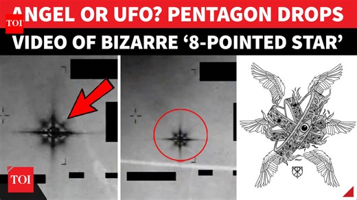 Biblical Angel In UFO Files? Pentagon’s Wild Video Of ‘8-Pointed Star’; ‘Ophanim’ Theories Erupt