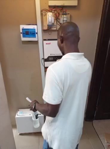 3.2KVA Lithium Battery & Must Inverter Setup