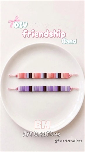 DIY Friendship band #shorts #diy #friends #craft #friendshipband #handmade #ytshorts #bmartcreations
