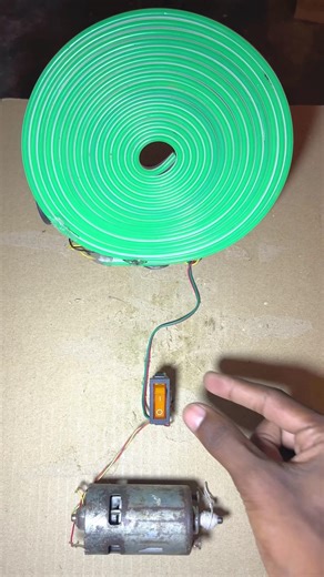 I Turned a old 775 DC Motor Generator Powering Into Neon Strip #project #diy