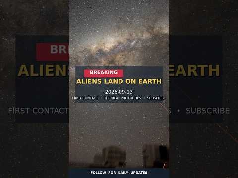 🛸 IF AN ALIEN SHIP LANDED ON EARTH — THE REAL FIRST-CONTACT PROTOCOLS