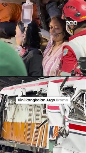 Detik-detik Lokomotif Argo Bromo Berhasil Ditarik dari KRL di Stasiun Bekasi Timur