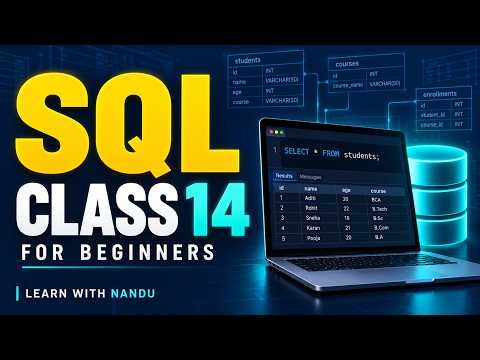 SQL Class | Introduction to SQL for Beginners#sql #sqlforbeginners #sqltutorial #learnsql #dax