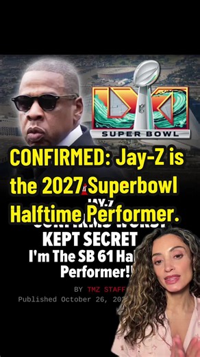 It is Confirmed Jay-Z is the 2027 Superbowl Halftime Performer. #jayz #Superbowl #halftime #superbowlhalftimeshow #greenscreen