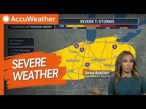 Severe Weather Spreads Across Midwest Thursday
