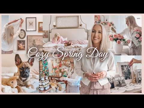 SPRING DAY IN MY LIFE 🌸 Easter Decorating, Boutique Shopping & 3 HUGE Hauls!