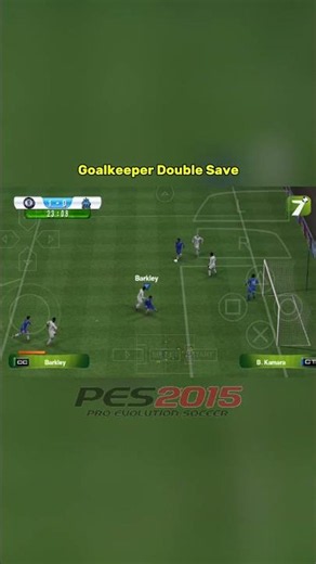 GOALKEEPER DOUBLE SAVE #pes #pes2015 #ppsspp #emulator #ppsspp_games #football #shorts