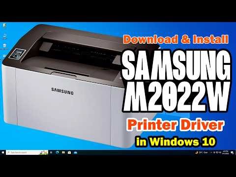 How to Download And Install Samsung SL M2022W Printer Driver in Windows 10 PC or Laptop