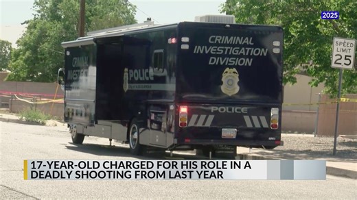 Teen charged in connection to 2025 fatal shooting in Albuquerque