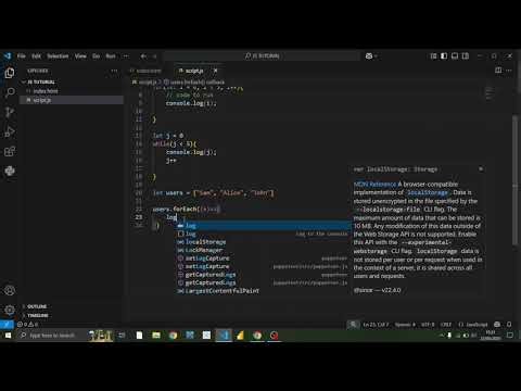 JavaScript "for each" Loop