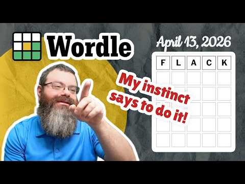 Why do I want this? | Wordle #1759 (April 13, 2026)