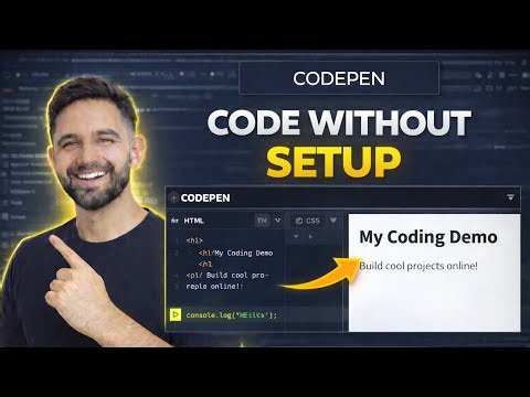 CodePen Tutorial: How to Use the Best Online Front-End Editor (HTML/CSS/JS)