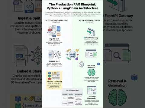 🚀 Advanced RAG Architecture with FastAPI, LangChain & Pinecone