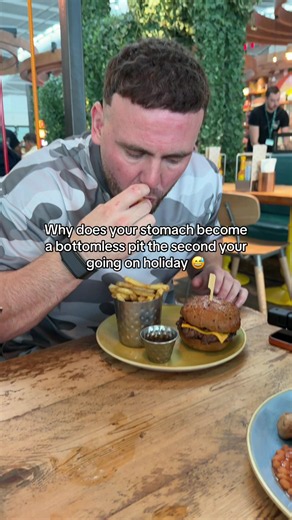 Why does your stomach feel bottomless before a holiday?