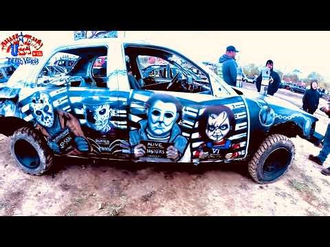 Buried Alive 6 Demolition Derby Pit Walk Day 1 Deadman Derby Fayette County Full Size Cars 2025