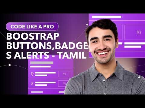 Bootstrap Tutorial 05 - Buttons, Badges and Alerts