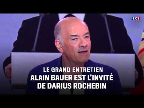 Alain Bauer est l’invité du Grand Entretien avec Darius Rochebin｜LCI
