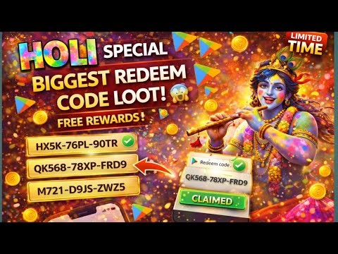 1200 Free Redeem Codes | How To Get Free Redeem Code | Free Google play redeem codes