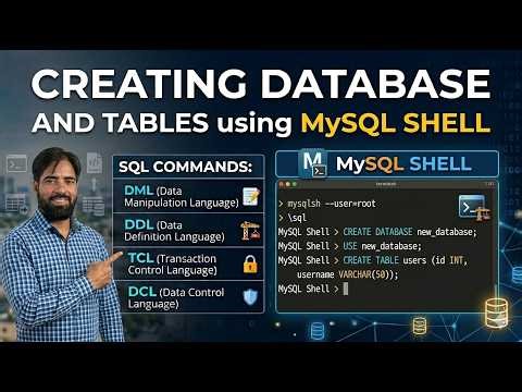 Creating Database using MySQL Shell