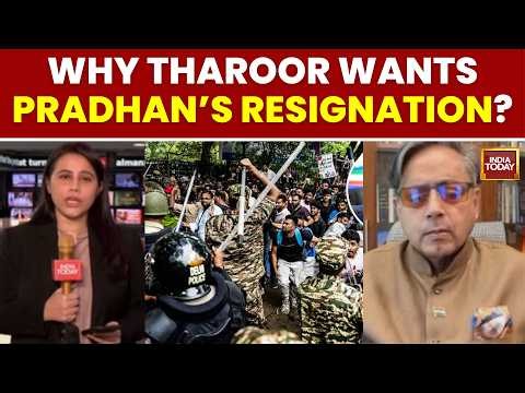 Shashi Tharoor Exclusive On NEET Row, Student Protests & Accountability | CJP Protest | India Today