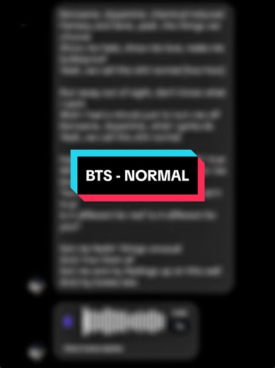 her request @⟭⟬⁷ ʀɪᴍ ʜᴜssᴇɪɴ ⊙⊝⊜⟬⟭ || BTS - NORMAL #bts #normal #kpop #armybts #lyrics