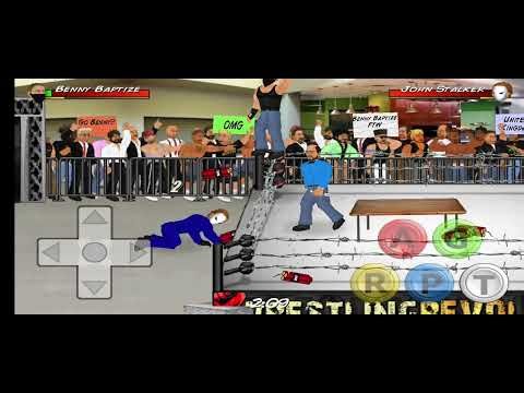 Benny Baptize vs John Stalker in an explosion barbed wire death match