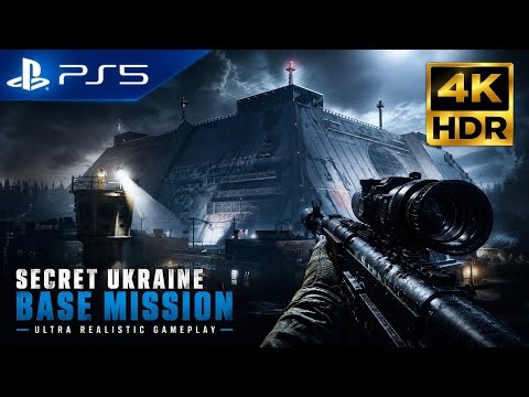(PS5) Secret Ukraine Base Mission | Ultra Realistic Gameplay [4K60FPS HDR] Call of Duty #ps5 