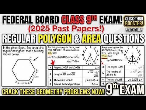 Class 9 Math FBISE | Chapter 9 Geometry and Polygons | Questions from Model & Annual Board Papers