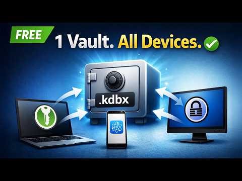 How to Set Up One FREE Password Manager for All Your Devices (KeePass)