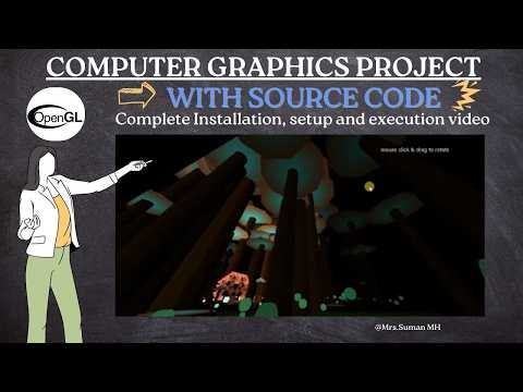 Forest | OpenGL Project | Computer Graphics Project | With Source Code and Sample Report