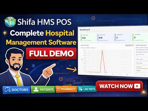 Shifa HMS POS – Complete Hospital Management System | Full Demo