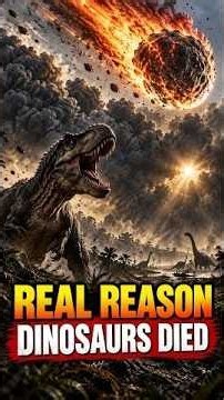 The Real Reason the Asteroid Killed the Dinosaurs. #facts #shorts #viral