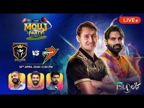 PSL Live: Pindiz vs Hyderabad Kingsmen 24th T20 Live Match Today | Score & Commentary - Watch Party