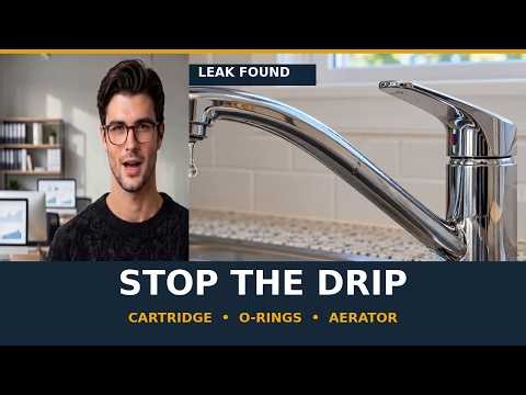 How to Fix a Leaky Faucet (Cartridge, O-Rings or Aerator?)