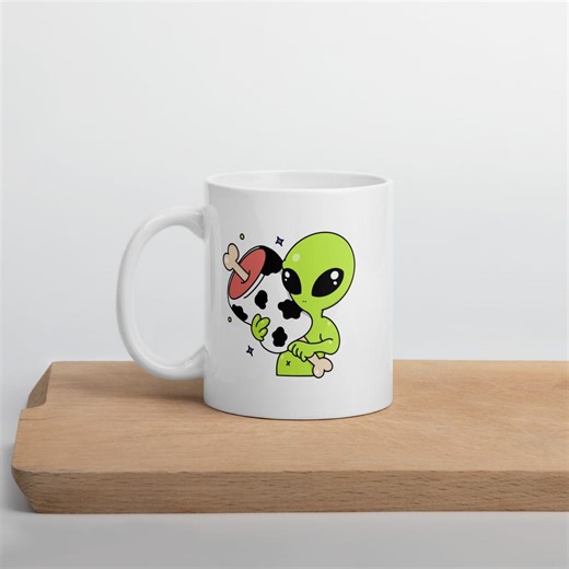 Alien Ceramic Mug - Etsy