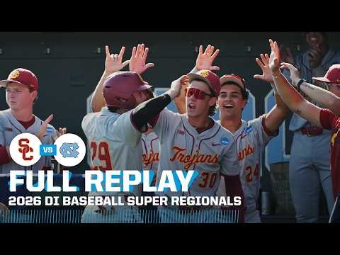 USC vs. North Carolina (June 5): 2026 NCAA baseball super regionals | FULL REPLAY