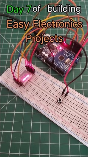 Easy Electronics Projects | Day 7/50 #arduino #arduinoproject #robotics #shorts