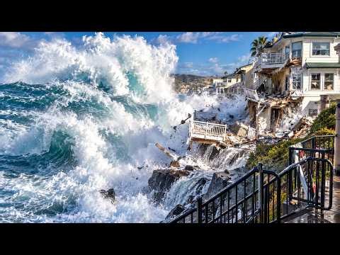 California Coastal Emergency: Can the Giant Sand Walls Hold?