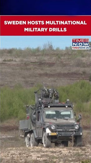 Sweden Hosts Multinational Military Exercises On Strategic Baltic Island Of Gotland#shorts