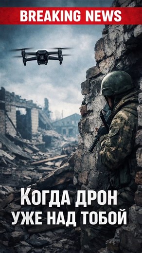 Когда дрон уже над тобой