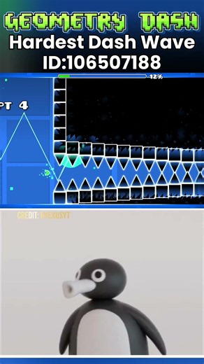 Hardest Dash Wave in Geometry Dash #geometrydash