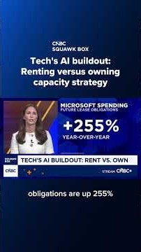 Tech's AI buildout: Renting versus owning capacity strategy