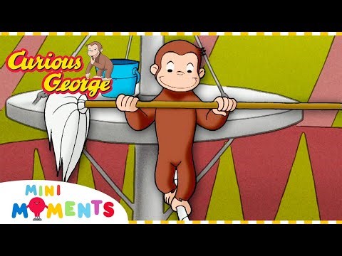 Don't Forget To Balance! 🎪 | Curious George | Mini Moments