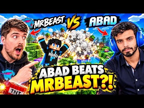 🔥 Abad Beats MrBeast in Minecraft?! 😱💥 | Biggest Explosion Challenge