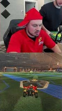 Testing my Pizza drivers rank in Rocket League...