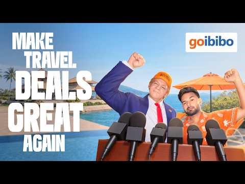 Make Travel Deals Great Again with Goibibo! Presenting DealPanti ft. Rishabh Pant x Sunil Trump!
