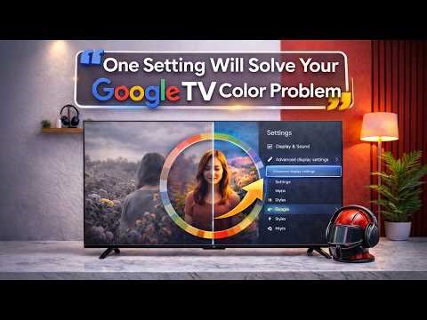 This ONE Setting Will SOLVE Your Google TV Color Problem