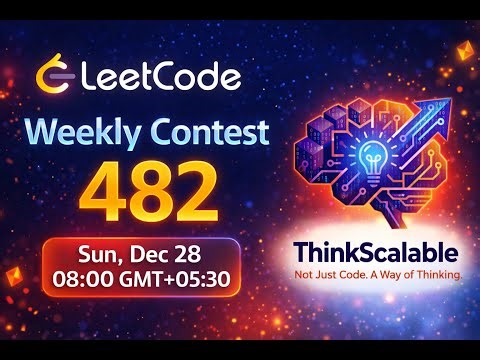 🔥 LeetCode Weekly Contest 482 || Full Java Solutions Explained || DSA || Watch 1.5X