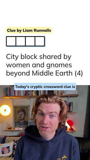 Minute Cryptic Clue 659: City Block