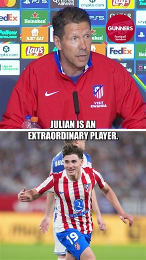 💣 Diego Simeone confirms Arsenal’s interest in Julian Alvarez but may face battle against others ✍️